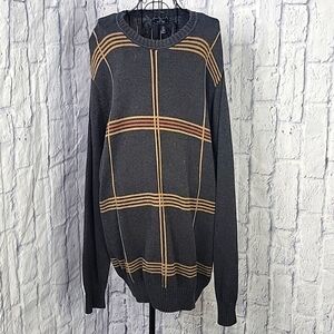 DOCKERS Gray, Tan, and Red Striped‎ Men's Pullover Sweater XXL/XXG